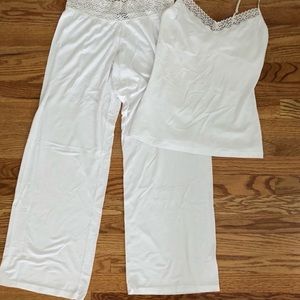 EUC Cosabella Laila White Pajama Set Sz M